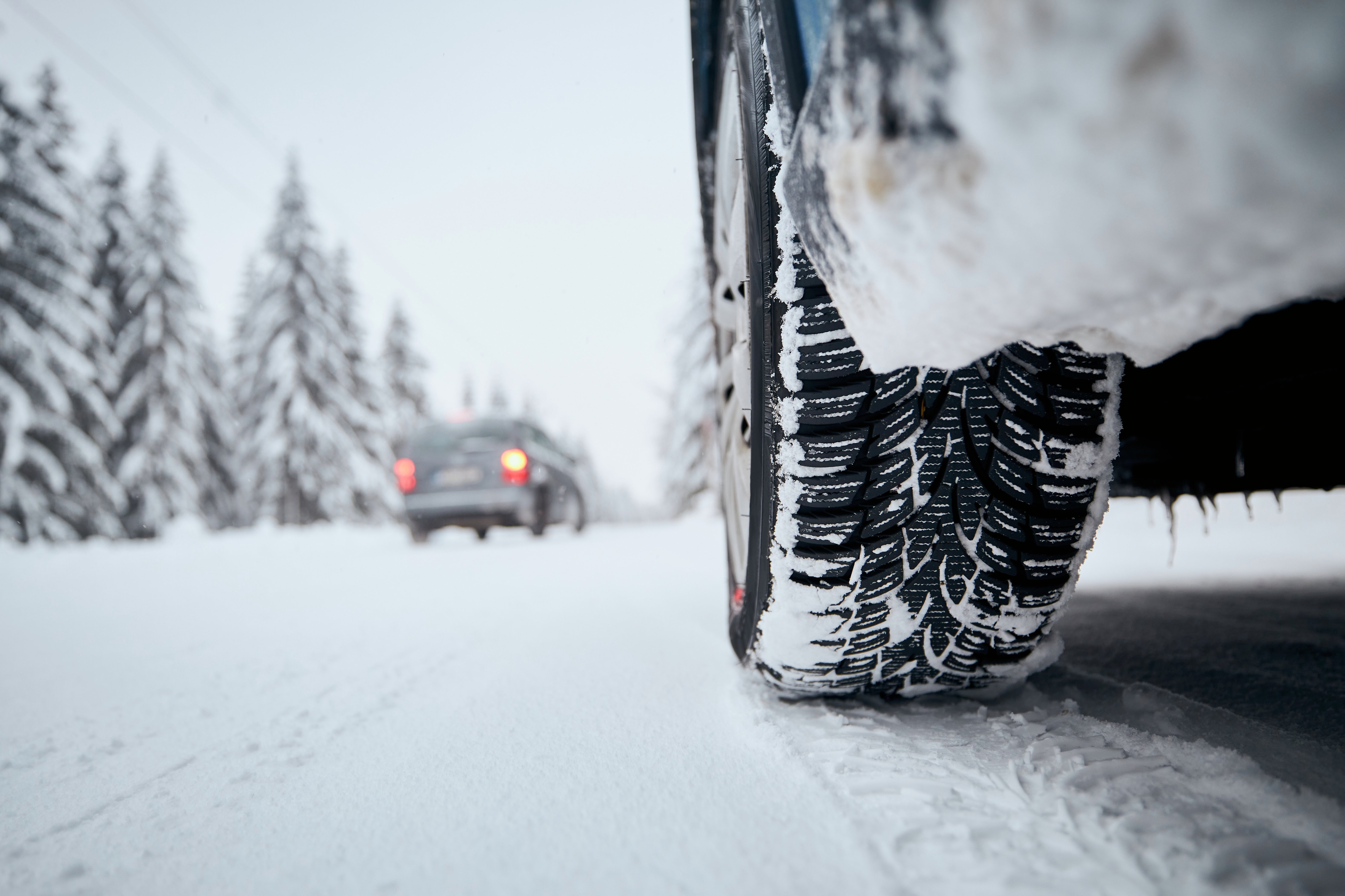 ¿Llantas para la conducción en invierno?